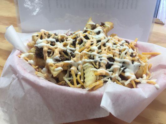 Philly steak fries