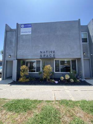 Side of building that faces Centinela Ave.