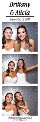 photo booth strip from our wedding