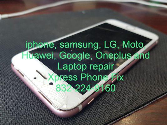 Broken Screen Repair on iPhone, samsung, LG, Laptop Repair, apple watch repair