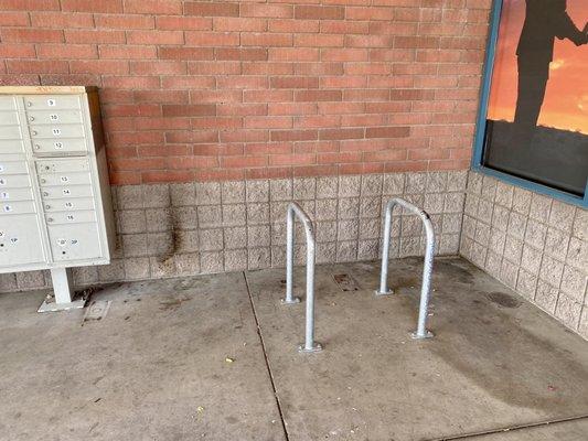 Bike Rack (In alcove just east of Walt's)