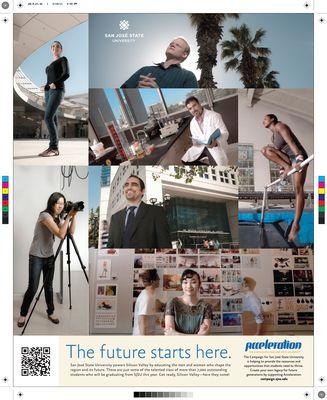 Advertising Photography:  SJSU Accelerate Project