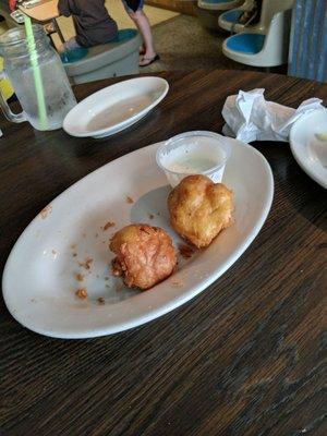 Breaded cauliflower. Mmm...