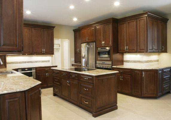 In this kitchen there is a place for everything and everything is in its place.  We utilized the original cabinets in the laundry room.