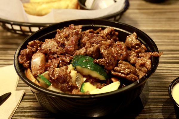 Teriyaki beef bowl