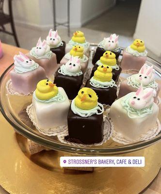 Easter petit fours