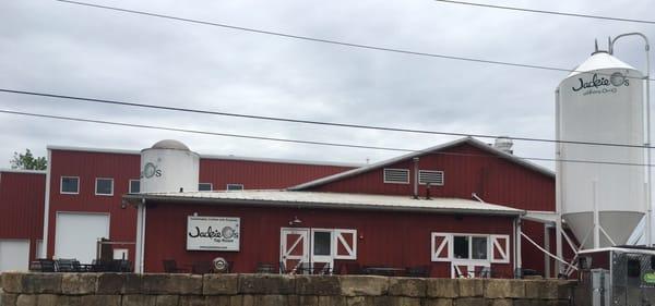 Large expansion of brew facilities seen in back.