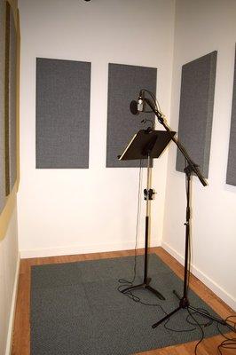 Our voice-over booth