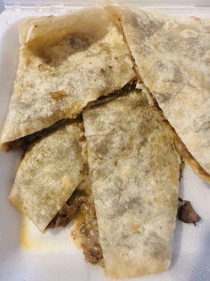 Carne Asada Quesadilla!