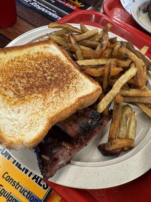 Ribs & Fries Plate (5-Ribs)