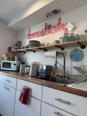 Upstairs kitchen