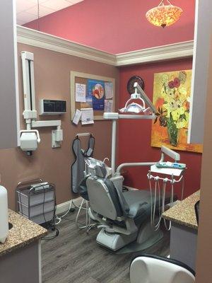 One of our 8 dental treatment rooms