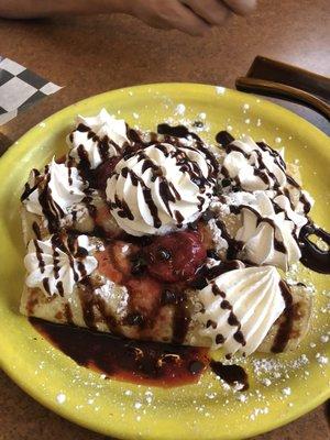 Chocolate Strawberry Crepe