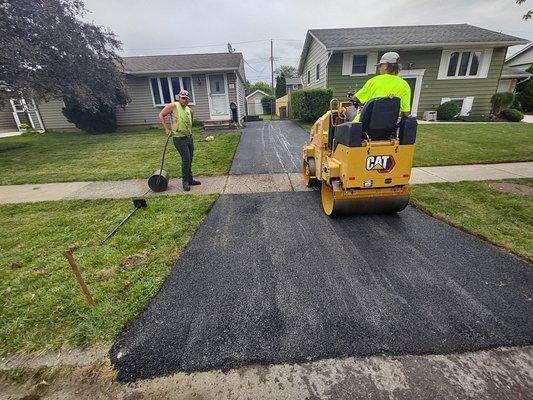 Driveway resurfacing