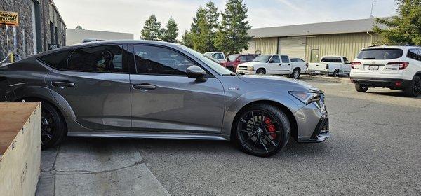 2024 Acura Type S got paint protection film and ceramic Coating.