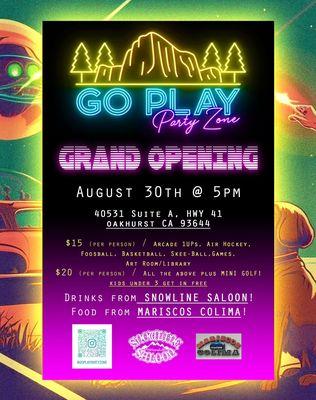 Grand Opening Flyer