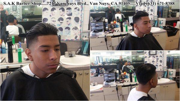 Slick Back Taper Fade