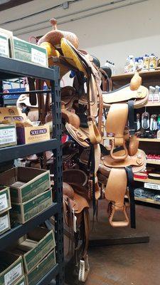 Saddles and boots