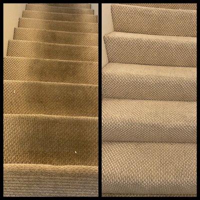 Before/after stairs