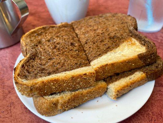 Rye toast