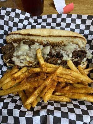 Philly Cheesesteak with Fries