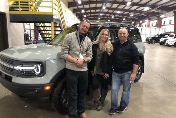 Cactus Grey 2021 Bronco Sport - Badlands with Badlands package. Sales Advisor: Brandon Gamel