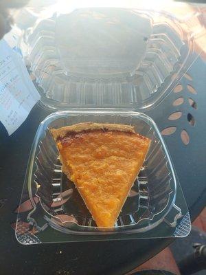 Sweet potato pie. Incredible!