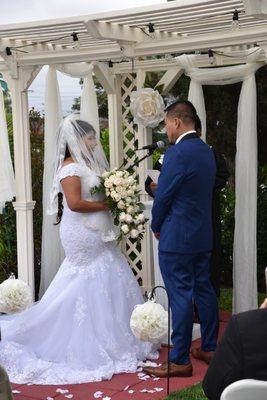 Wedding in our Gazebo