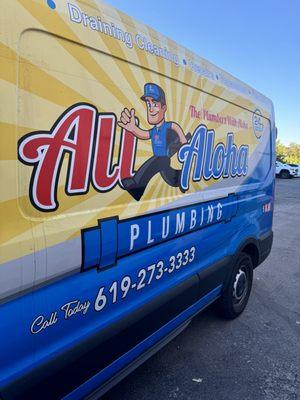 All Aloha Plumbing Van