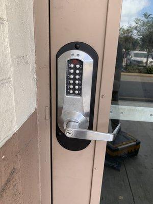 New access control installation