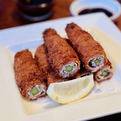 katsu asparagus maki