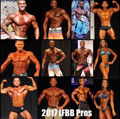 The 2017 New IFBB Pro card winners