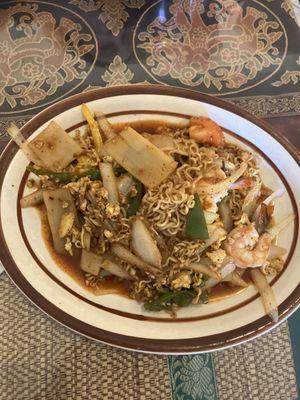 Phad Woonsen sub Rama noodles