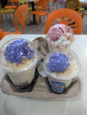 Mahalos Halo and Strawberry Halo