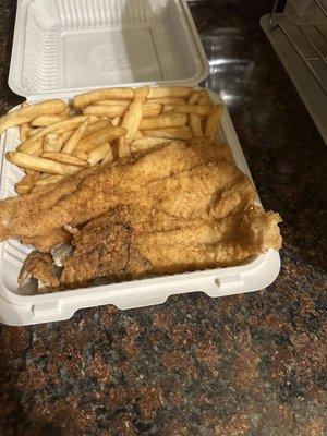 Catfish and Chips..