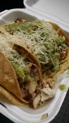 Two grilled fish tacos (a la carte).