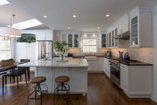 Wheaton - White Marble Kitchen