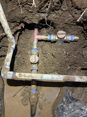 water mains and all kinds of repipes.