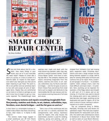 Thank you to Simply The Best Magazine for recognizing Smart Choice Repair Center!