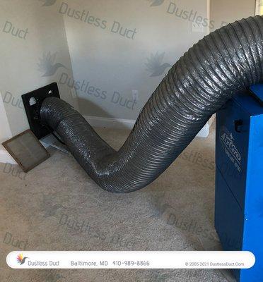 Process of Air Duct Cleaning by Dustless Duct of Baltimore