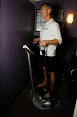 Vibration Therapy - Increase muscle mass, improve circulation, more flexibility and range of motion, improved balance and mobility.