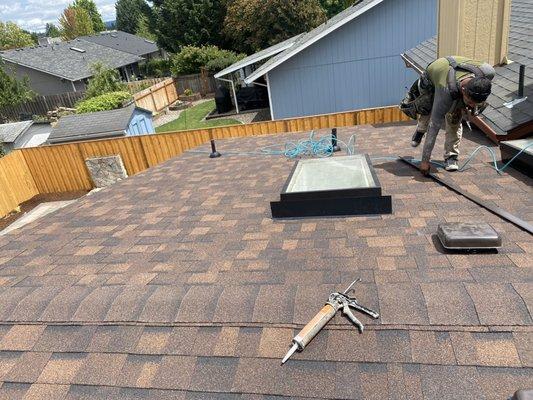 Roofing installation