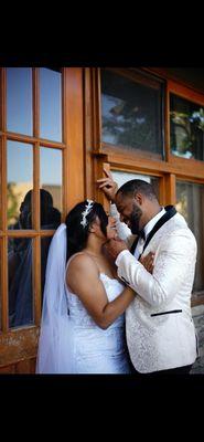 Bride and groom portraits