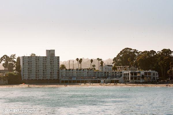 The Dream Inn from the wharf