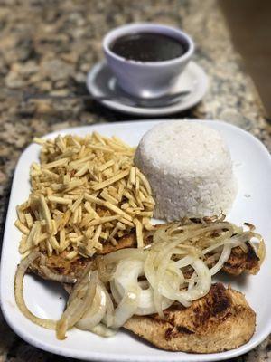 Grilled Chicken and Onion - one of our customers regular dish....