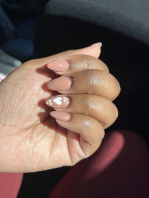 Acrylics + Gel manicure Polish