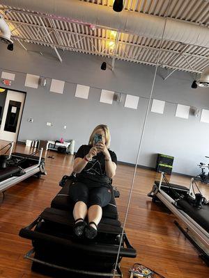 My first Pilates Xtreme class!