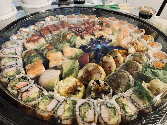 Sushi platter