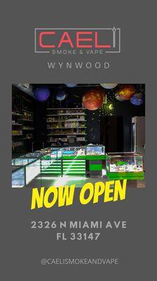 Now open