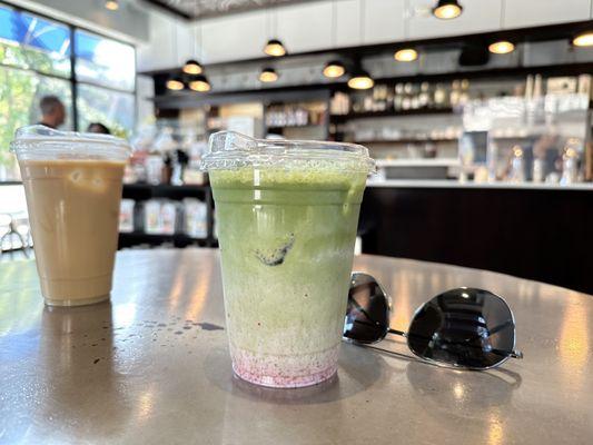 Strawberry Matcha Latte